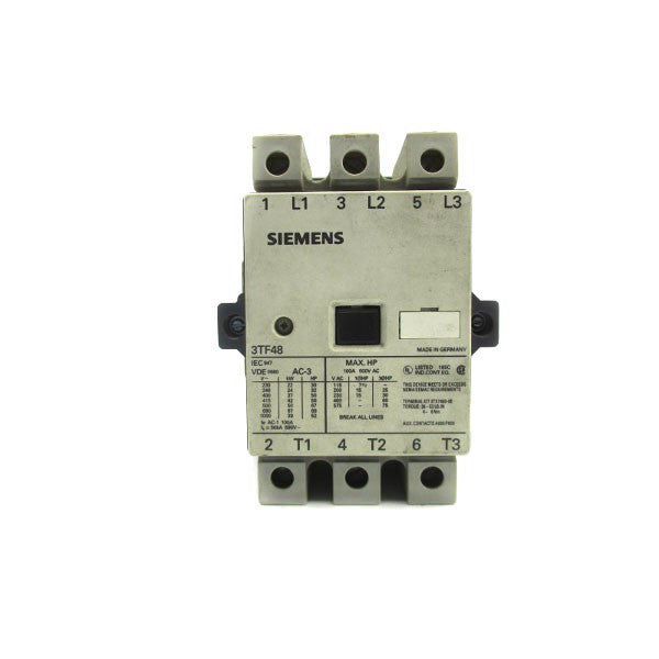 SIEMENS 3TF4811-0AK6 110/120V 100A UNMP
