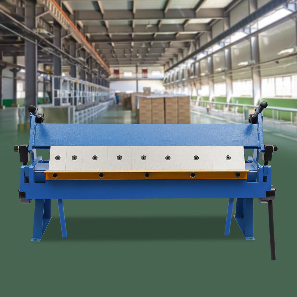 24" Pan and Box Brake Sheet Metal Pan and Box Metal Brake with Removable Fingers