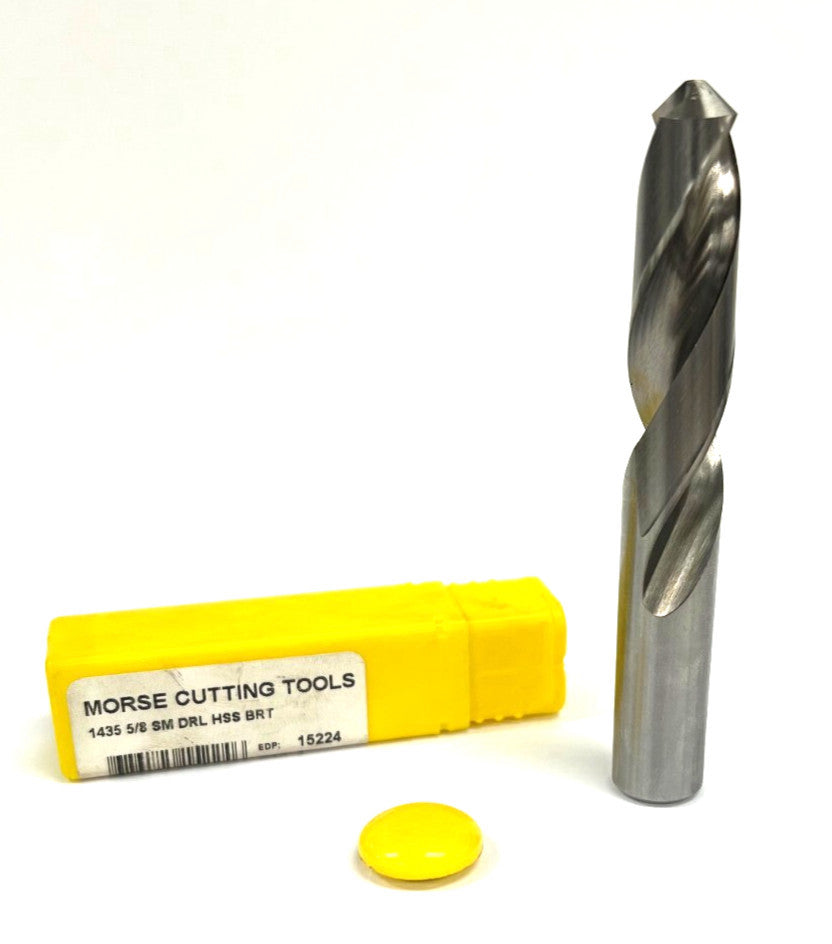 MORSE CUTTING TOOLS 1435 5/8"DRILL BIT OAL 4-3/8" SPIRAL FULTE