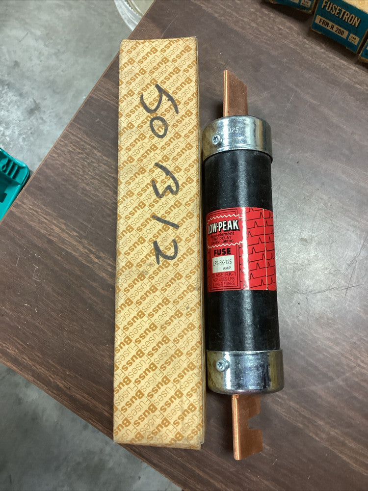 Buss Low-Peak Fuse LPS-RK 125 600V 125A New!