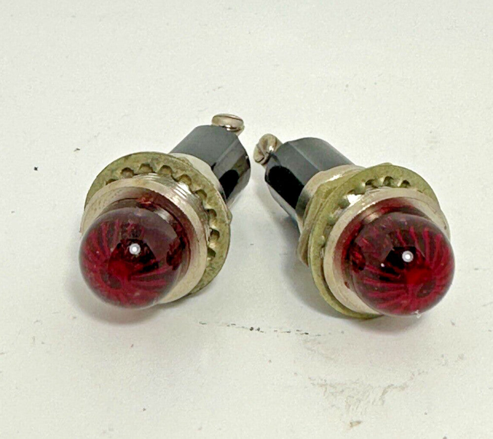 2pcs Meat Slicer PILOT LIGHT & Fixture fits Globe Slicers 765, 770, 775 771-1