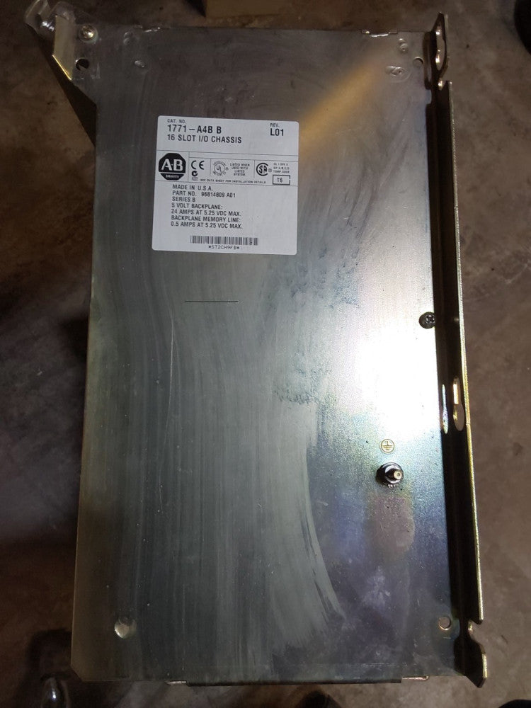 Allen Bradley 1771-A4B Plc5 16-slot Chassis Rack Module Ser B