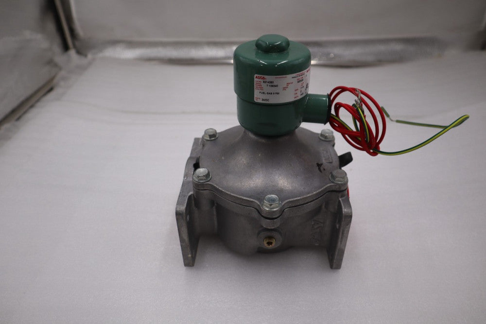 Asco RedHat 8214280 24 DC High-Flow Fuel Gas Shut Off Solenoid Valve STOCK H1581