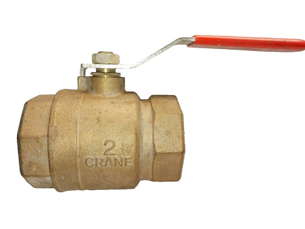 NEW CRANE 2" BRASS BALL VALVE WOG 600