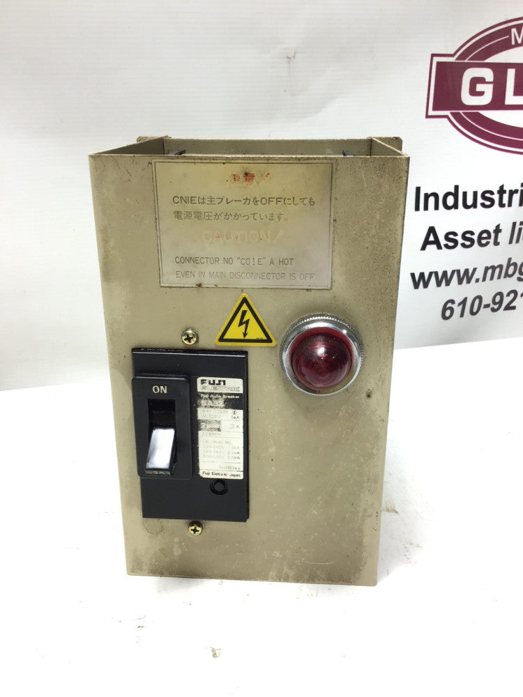 Fuji SA32 Auto Breaker 2 Pole 3A Circuit AC600V