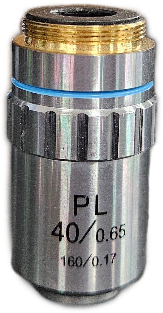 Microscope Objective Lens PL 40/0.65 160/0.17 Microbiological Lab 
