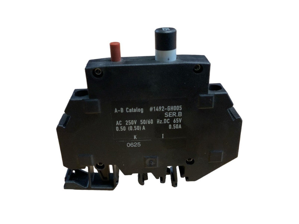 Allen Bradley 1492-GH005 Ser. B Din Mount Circuit Breaker (RE165). PACK OF 2