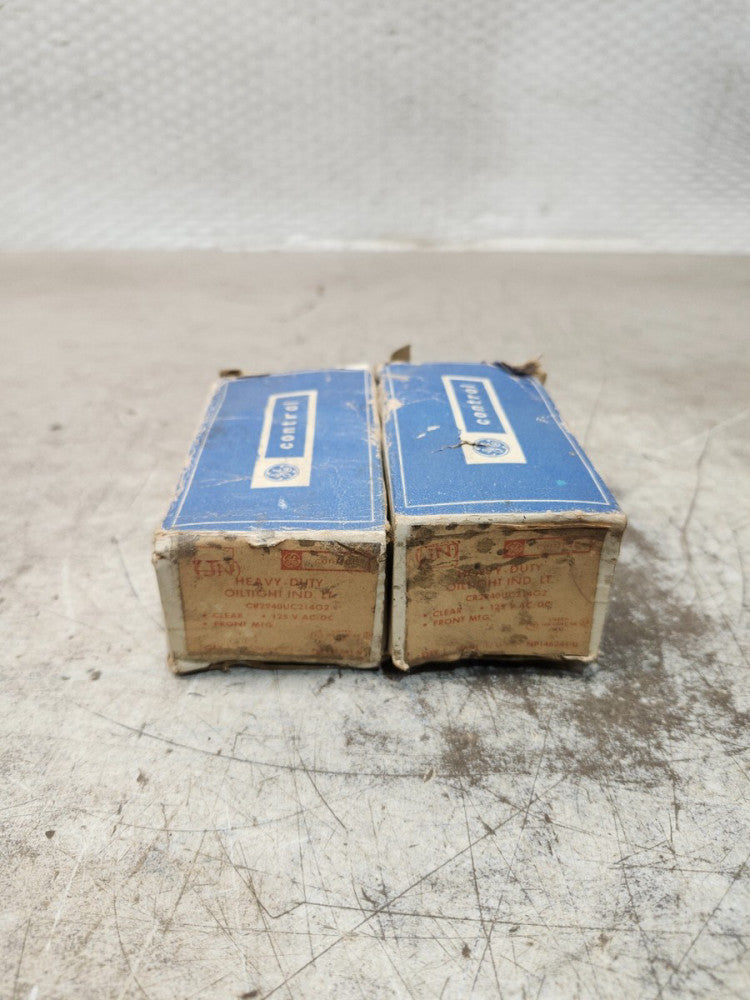 NEW IN BOX LOT OF 2 GE HEAVY DUTY OIL TIGHT IND 125V CR2940UC214G2