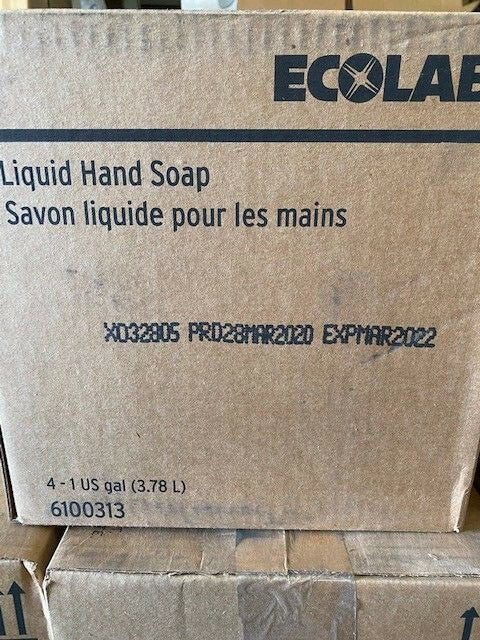 (4 Gallons) Ecolab 6100313 Liquid Hand Soap (NEW)