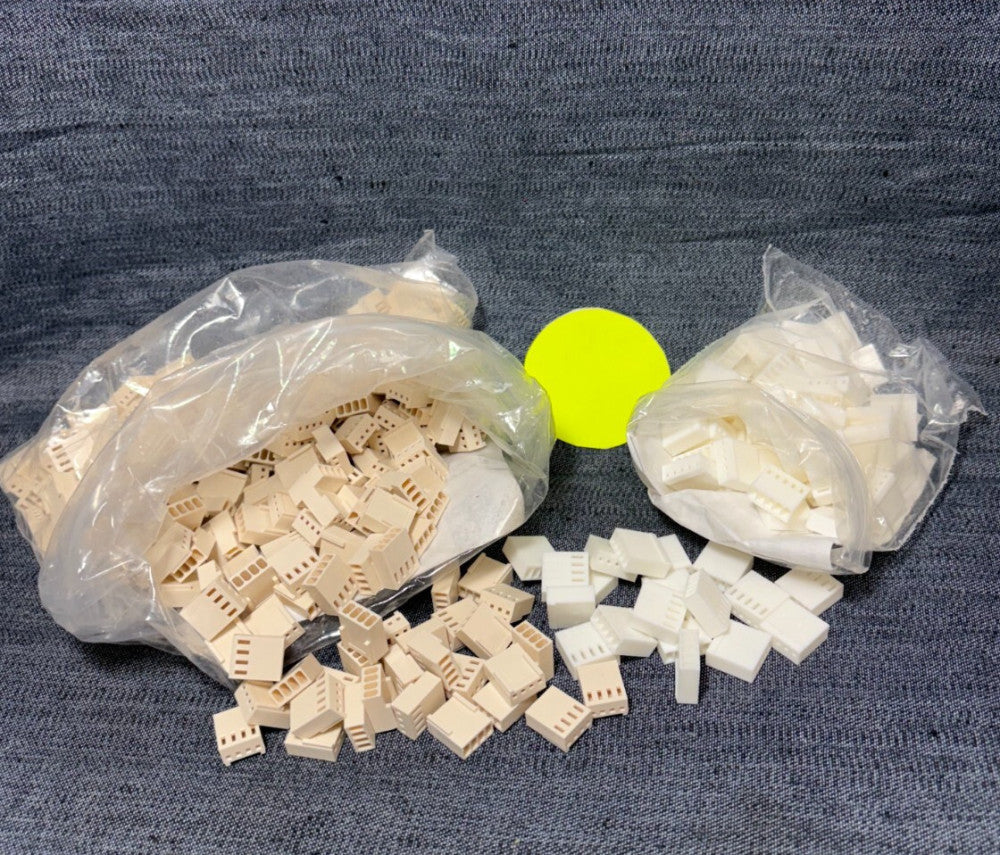 ASSORTED MOUSER FEMALE WURTH HEADERS AND WIRE HOUSINGS 4 AND 5 PIN LOT OF 350