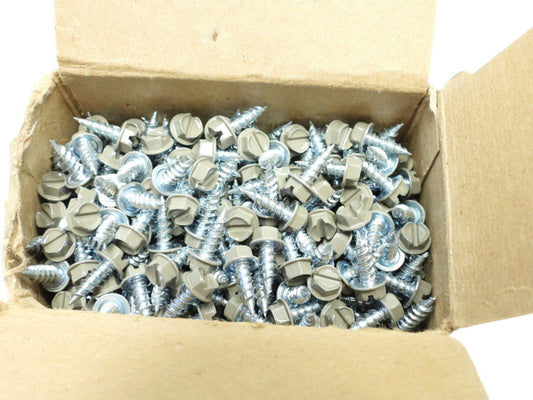 #8X1/2 HEX WASHER HEAD SELF DRILLING SCREWS BRONZE 1000PCS
