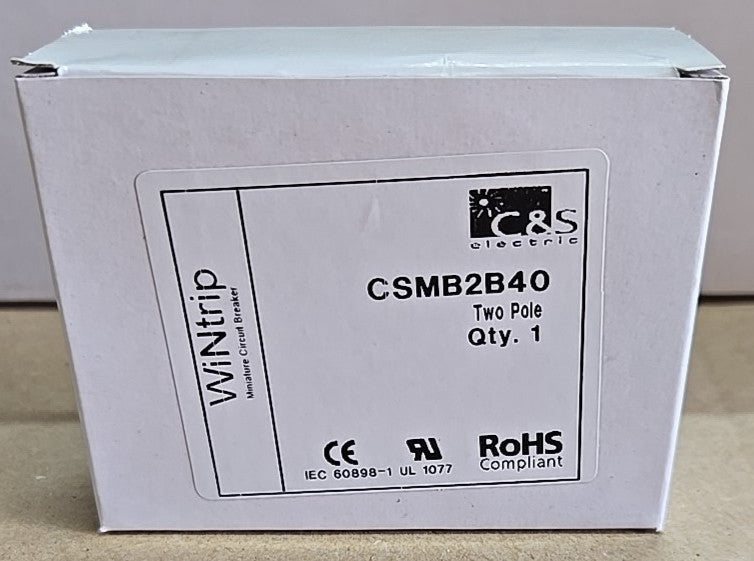 C&S  WiNtrip  CSMB2B40 DIN RAIL 2P 240V