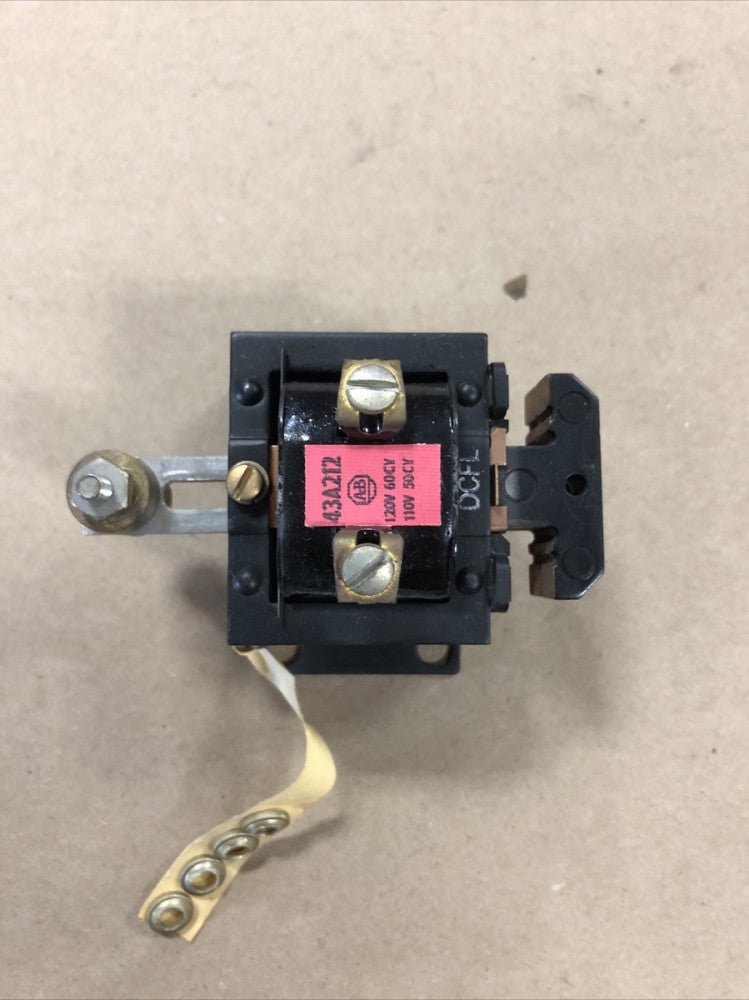 ALLEN BRADLEY 860-DOD106 AC SOLENOID 120V 60HZ 110V 50 HZ SIZE 3 STROKE PUSH-PUL