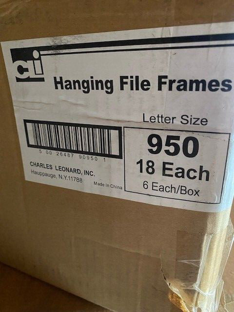 (Case of 18) CLi Hanging File Frame Letter Size 950