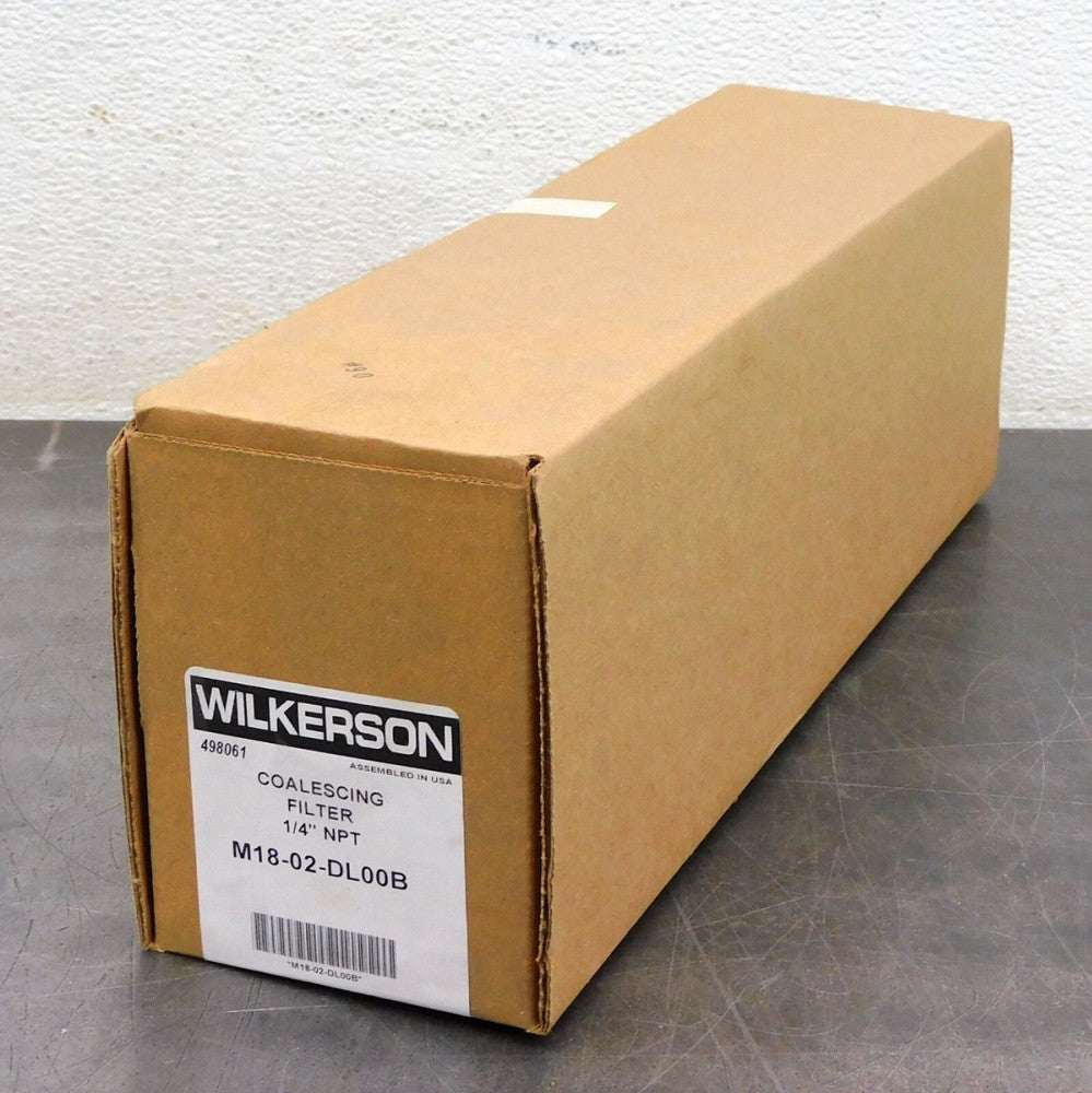 Wilkerson M18-02-DL00B Coalescing Oil Filter 1/4" NPT .5 Micron 85 CFM 150 PSI