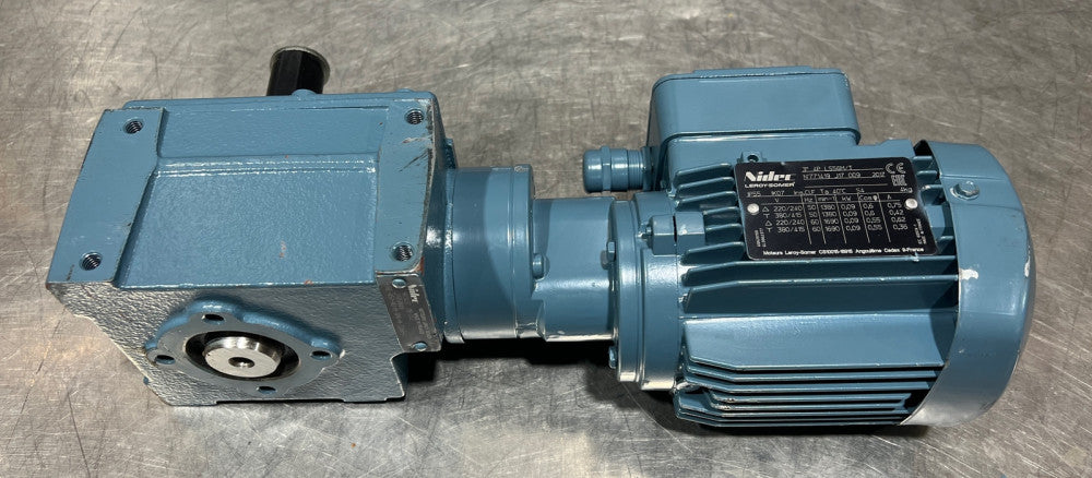 Leroy Somer LS56M/T Motor With 9R3437 Gear Box Nos Surplus. Item ID 1