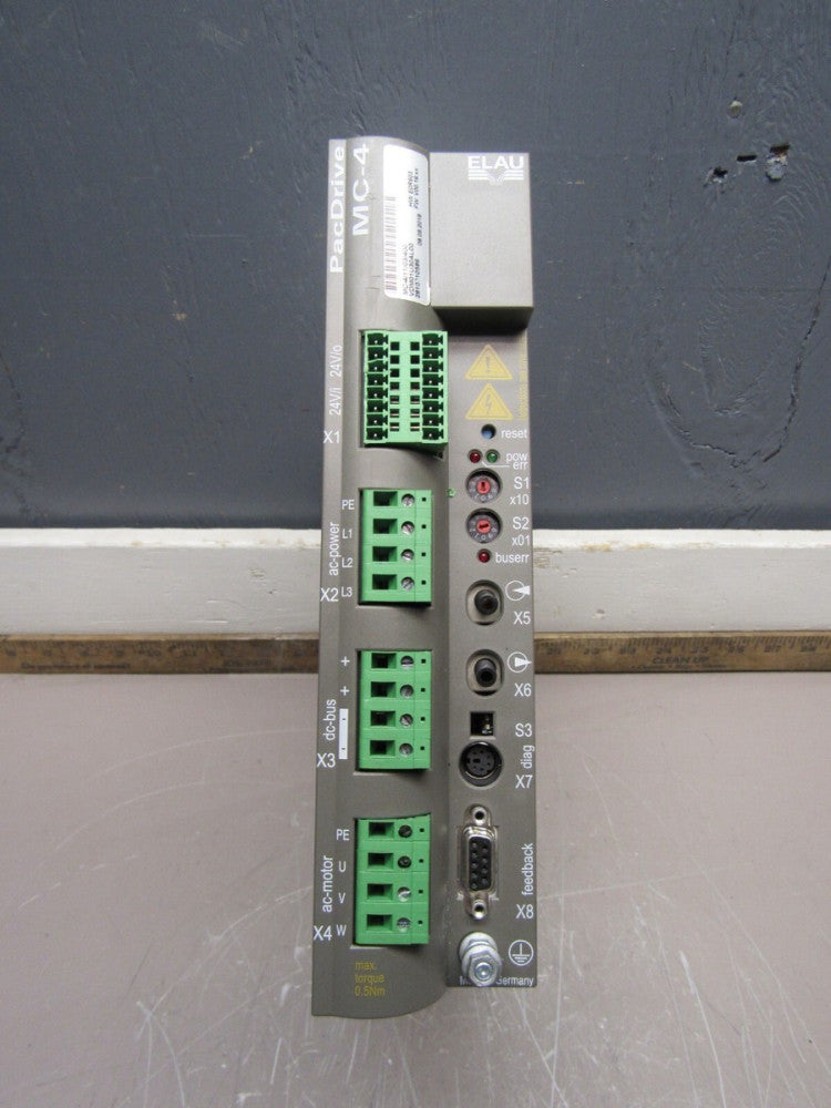 ELAU PACDRIVE MC-4/11/03/400 HW-E0R603 SW:00.16.XX SERVO CONTROLLER XLNT USED !