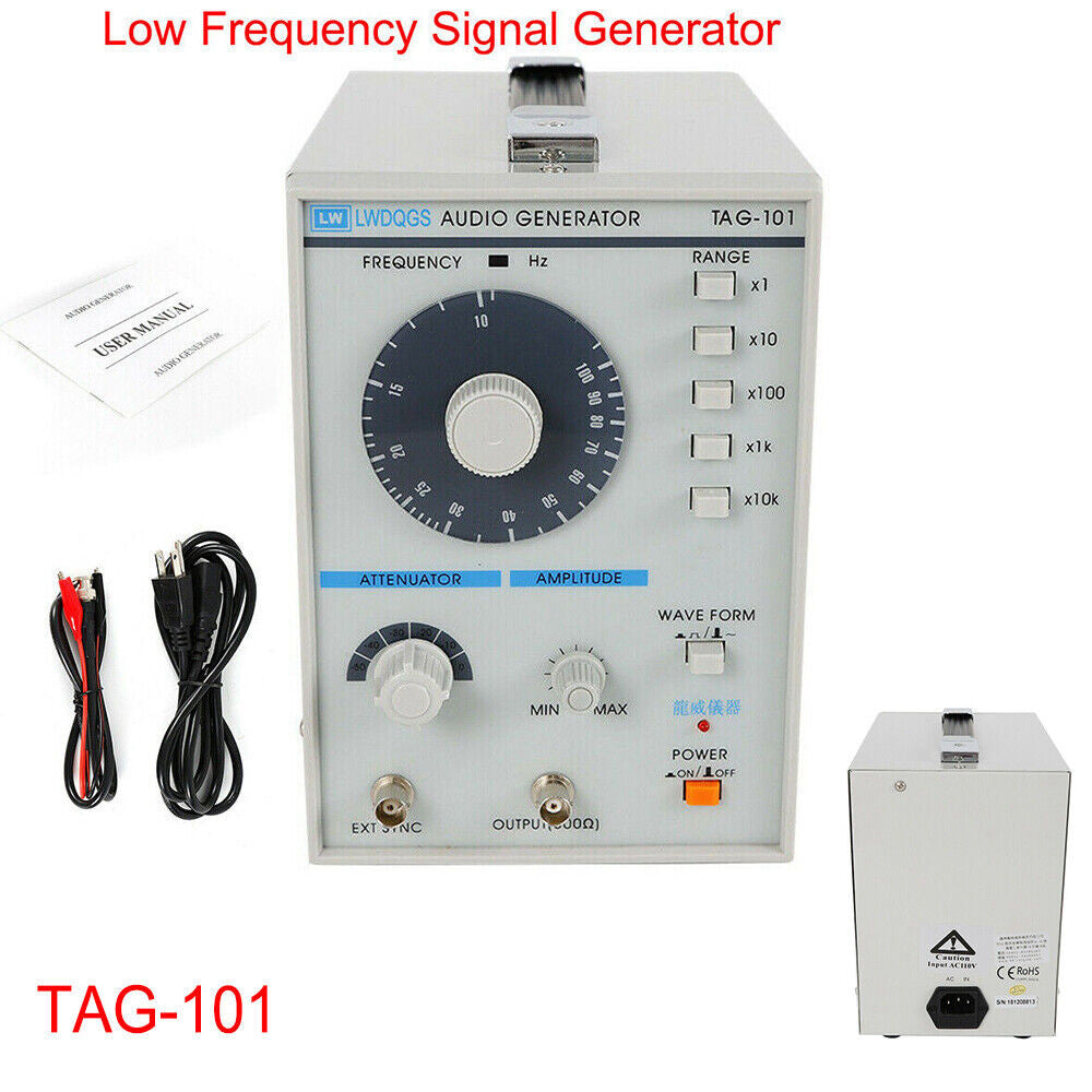 Audio Signal + Generator Signal Source Low Frequency Signal Generator 10Hz-1MHz