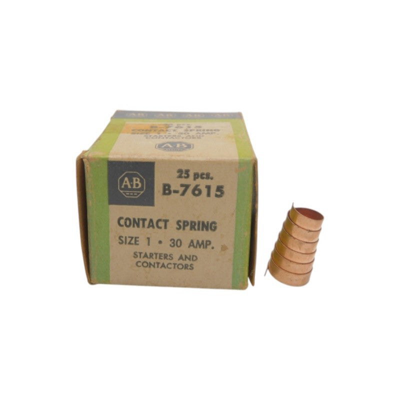 ALLEN BRADLEY B-7615 (PKG OF 25) (BK/GR) NSMP
