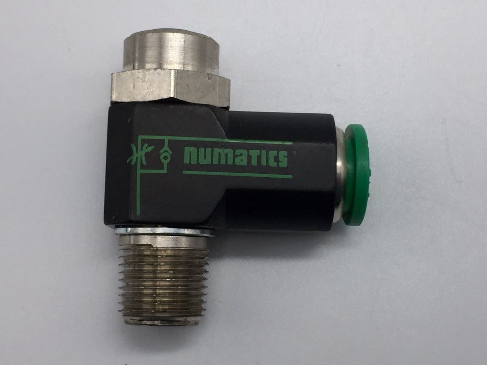 Numatics 3FPRN16 Flow Control Valve 1/2" Tube X 3/8" NPT 