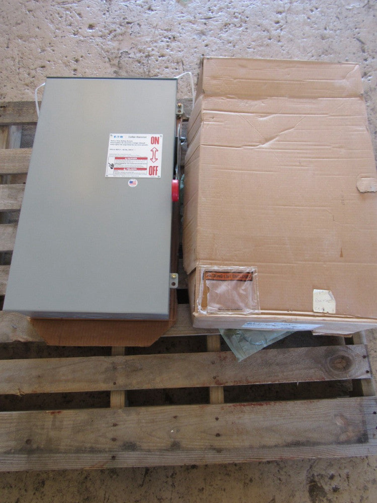 EATON DH364NRK, 200A FUSIBLE HEAVY DUTY SAFETY SWITCH, 3P/600VAC! MAKE OFFER!