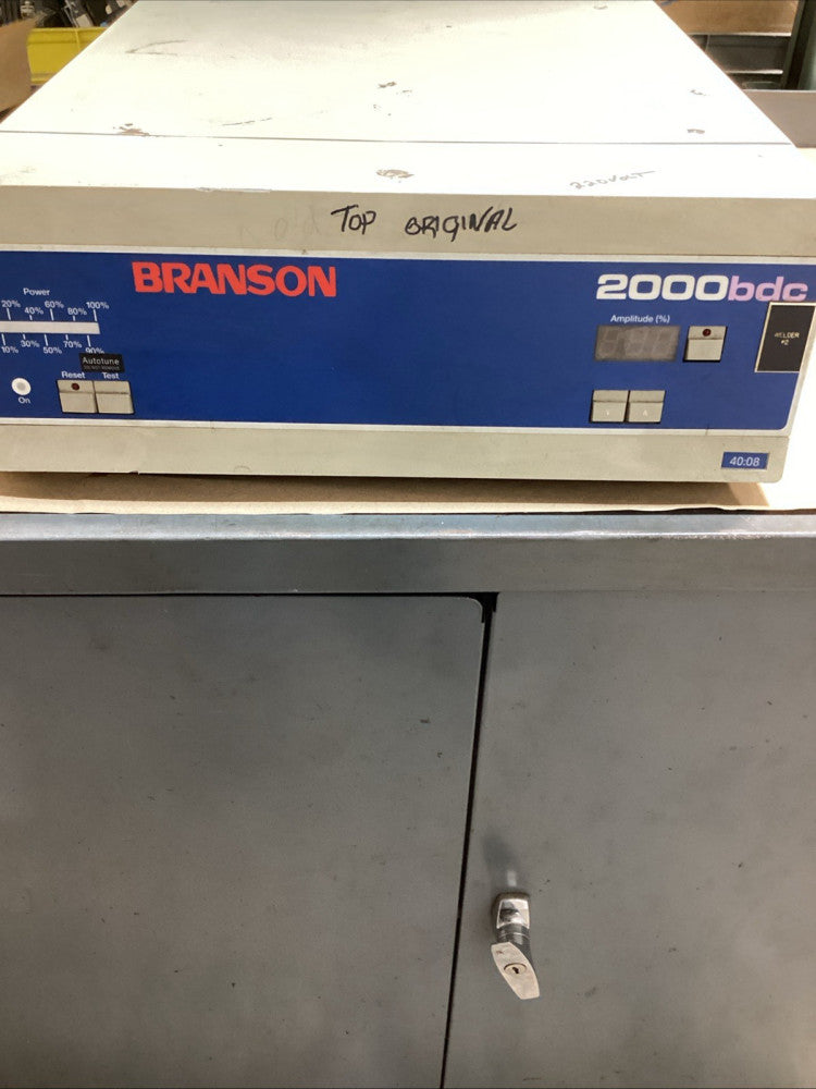 Branson 2000BDC 40:0.8 Power Supply 101-132-668 800W