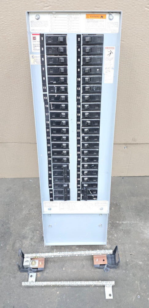 Cutler Hammer 225 Amp MLO PRL1A Panelboard Interior 208Y/120 VAC 3 Phase 4W 42C