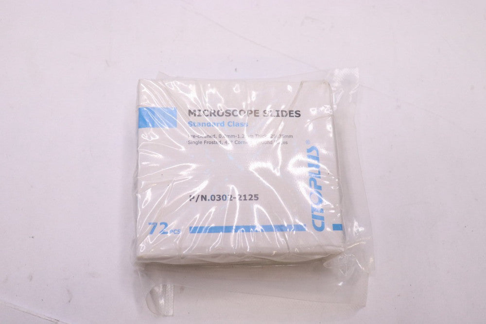 (72-Pk) Citoplus Laboratory Pre-Cleaned Microscope Slides Glass 0302-2125