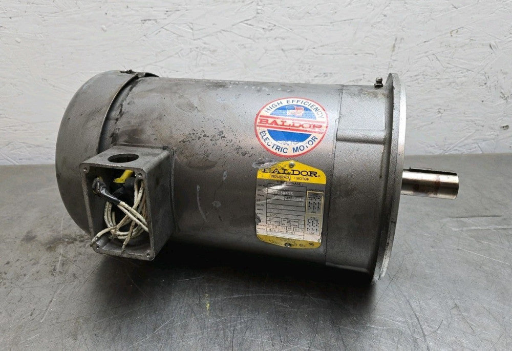 Baldor VM3615T 5hp AC Motor 1725 Rpm 3Ph 184TC 208-230/460v 60hz 36A03W415 Used