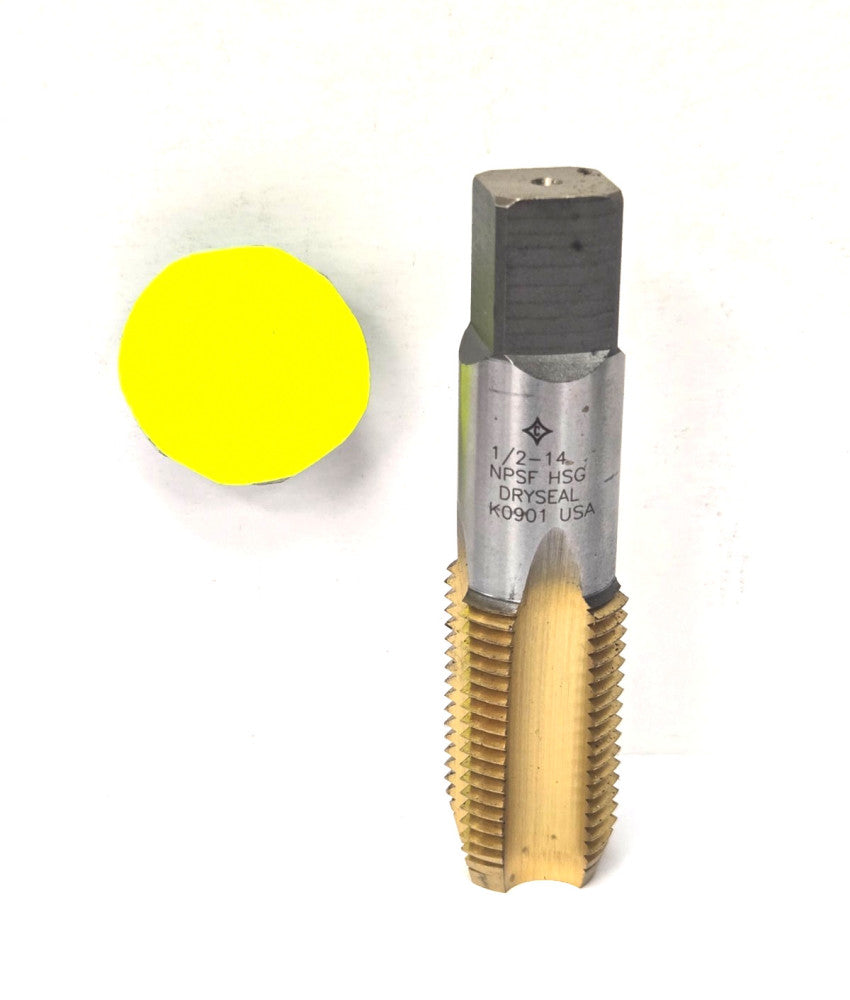 CLEVELAND 1/2"-14 PIPE FLUTE PLUG CHAMFER TAP  (GOLD)