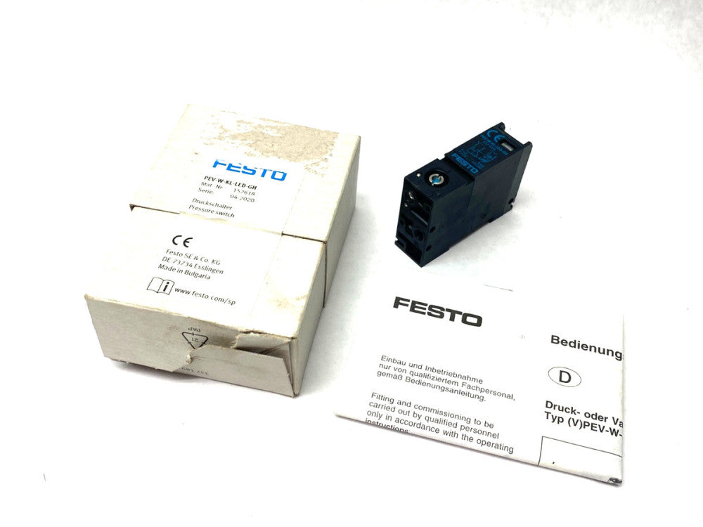 Festo PEV-W-KL-LED-GH Pressure Switch 152618