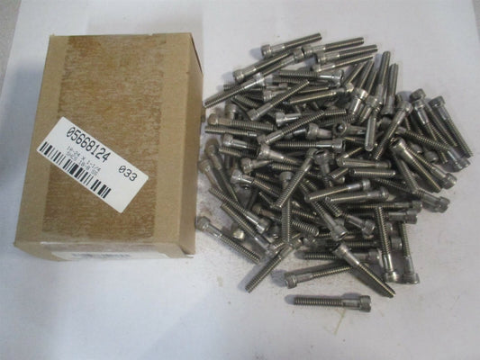 (R40668124) #10-24 UNC 18-8 Stainless Steel Hex Socket Cap Screw - Pack of 100 