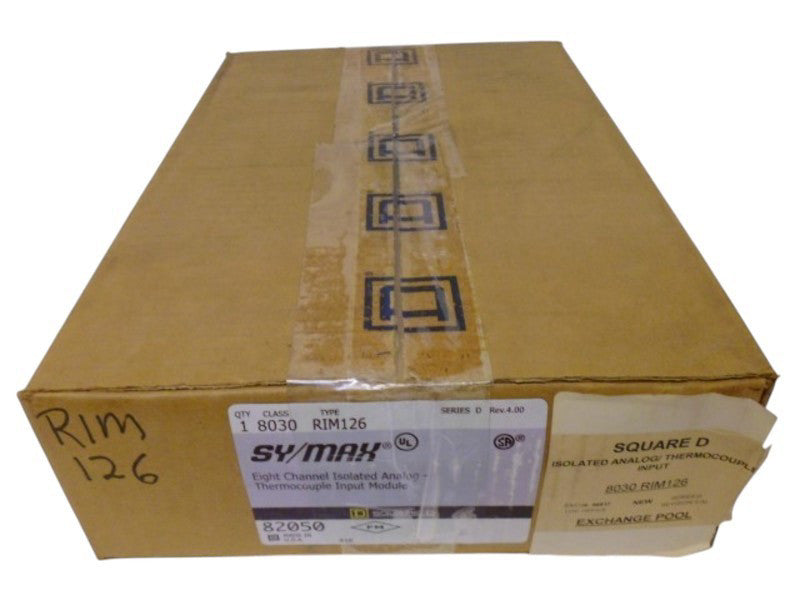 SQUARE D SY/MAX 8030-RIM126 THERMOCOUPLE INPUT MODULE  NSMP