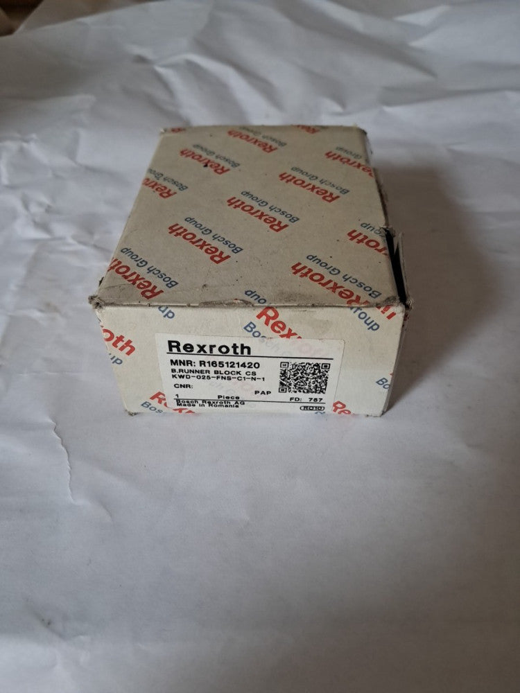 New Bosch Rexroth R165121420 Guide Rail Ball Runner Block CS KWD-025-FNS-C1-N-1