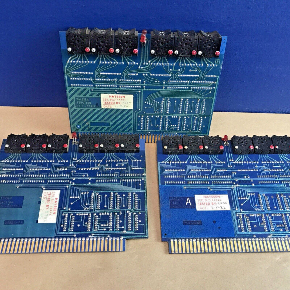 Lot of 3 Hayssen 1071-7A0172-A Circuit Board 25827-A1