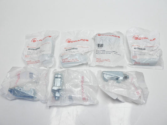 (Lot of 7) Edwards C10014090 ISO320-500 Claw Clamps S/S