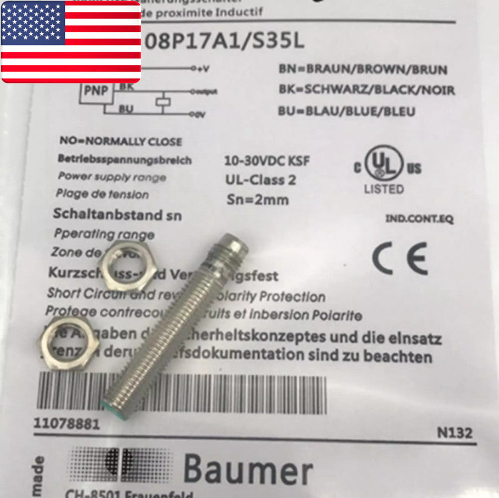 NEW IFRM 08P17A1/S35L For BAUMER PLC INDUCTIVE PROXIMITY SWITCH SENSOR