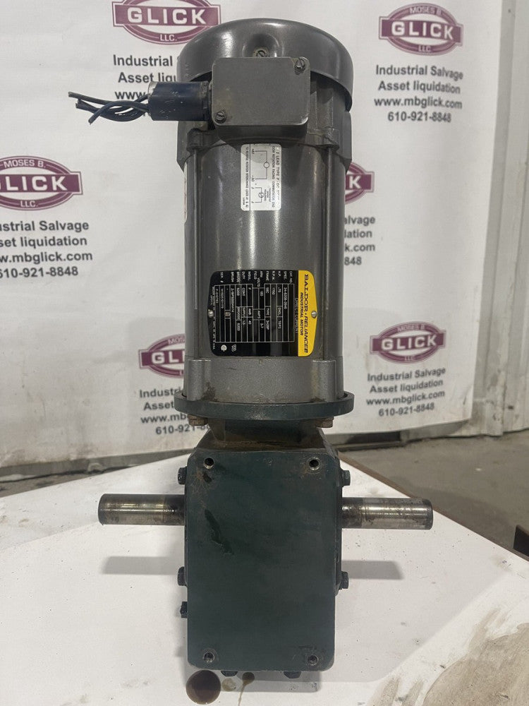Baldor 34-6208-3946 0.75 HP DC Motor with Flexaline SP.BMQ1262-1 Gear Reducer