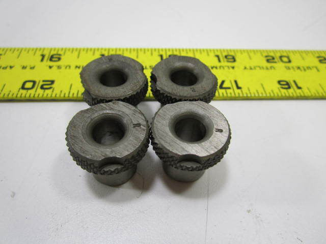(SF36-8) "R" x 9/16 x 1/2" R Slip Fixed Renewable Drill Bushings - Lot of 4 