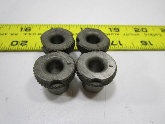 (SF36-8) "R" x 9/16 x 1/2" R Slip Fixed Renewable Drill Bushings - Lot of 4 