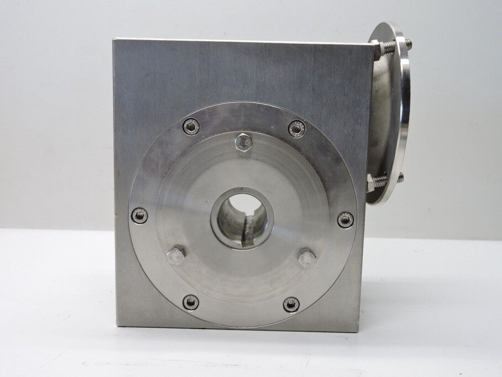 CLEAN-GEARTECH STAINLESS STEEL WORM GEARBOX – I85 (R = 1/96, DIA: 1.5) - NOB NEW
