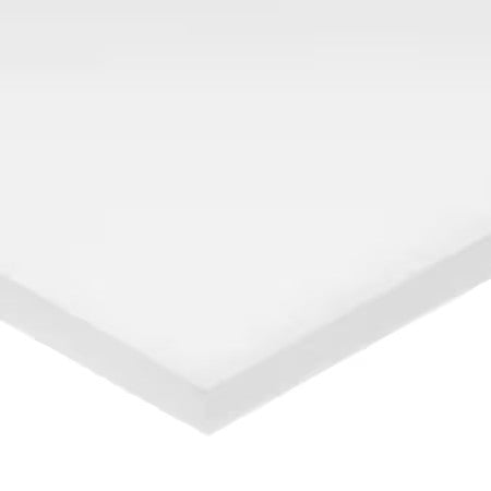 Zoro Select Bulk-Ps-Pe-385 White Hdpe Sheet Stock 48" L X 8" W X 3/4" Thick