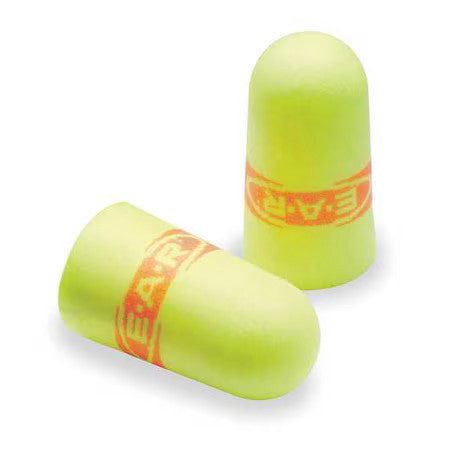 3M 12083 E-A-Rsoft Superfit Disposable Foam Ear Plugs, Bullet Shape, 33 Db,