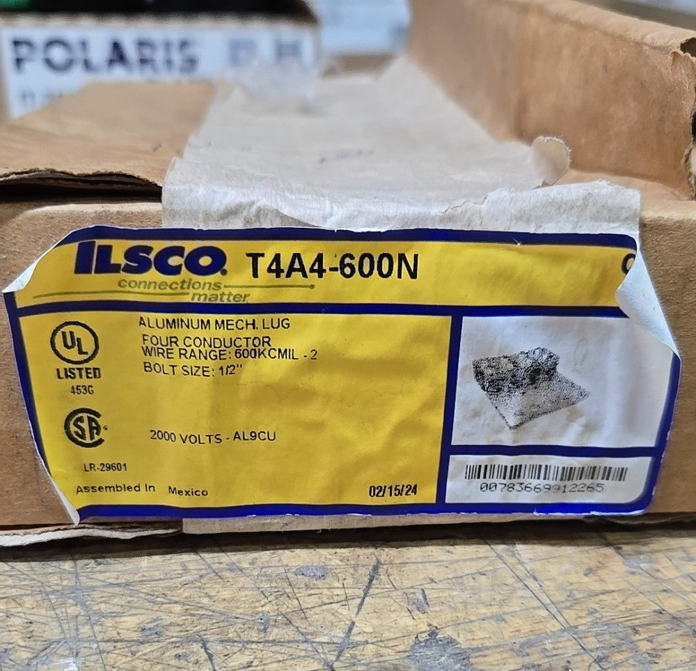 Ilsco T4A4-600N Lugs