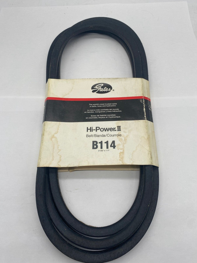 Gates B114 Hi-Power II V-Belt 21/32" X 117" 