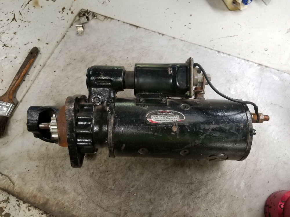 REBUILT DELCO REMY 10461047 STARTER FOR FORKLIFT FORKTRUCK 24 VOLT 11 TEETH