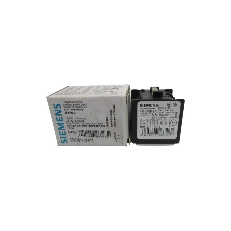 SIEMENS 3RH1911-1FA11 NSMP