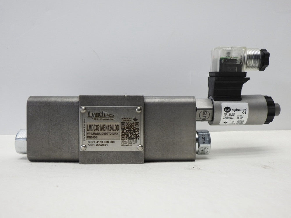 Lynch Fluid Controls LMD03G1ABN424LDD, VP-LMABA-D03GT21UAX-ON24DS - NEW