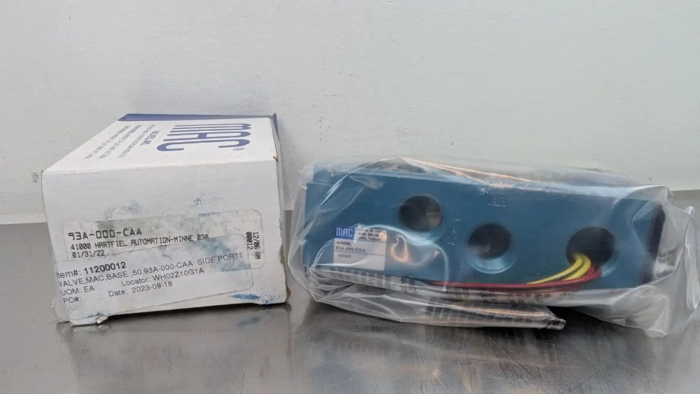 MAC 93A-000-CAA Sub-Base Manifold 1/2" NPTF
