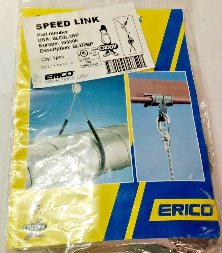 NEW ERICO CADDY FASTENERS SPEED LINK  SLD2L2BP